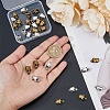 SUPERFINDINGS 30Pcs 2 Colors Zinc Alloy Skull European Beads FIND-FH0008-77-10