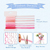 30 Yards 6 Colors Polyester Ribbon OCOR-TAC0028-06A-4