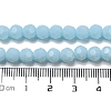 Opaque Glass Beads Stands X-EGLA-A035-P6mm-D10-5