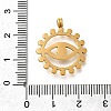 304 Stainless Steel Pendants STAS-R159-56G-04-3