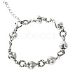 Alloy Link Chain Bracelets for Women FS-WG3F7A9-01-2