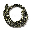 Synthetic Gemstone Dyed Beads Strands G-P507-03B-04-3