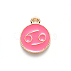 Alloy Enamel Pendants X-ENAM-S124-01A-03D-2