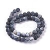 Natural Weathered Agate Beads Strands G-P414-A06-2