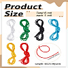 6 Colors Korean Polyester Cord NWIR-LP0001-01-2