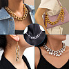 Handmade Plastic Curb Chains AJEW-FW0001-01-24