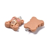 Resin Pendants RESI-G026-03-3