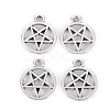 Tibetan Style Alloy Pendants TIBE-S323-103AS-RS-1