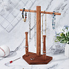Wooden Baseball Ring Display Holder RDIS-WH0011-37A-4