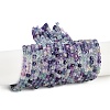 Natural Colorful Fluorite Beads Strands G-P553-E01-03-1