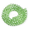 Electroplate Glass Beads Strands EGLA-A034-T6mm-A15-2