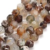 Natural Agate(Dyed & Heated) Beads Strands G-K425-B06-01-2