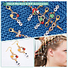 Alloy Enamel Ladybird Theme Pendant Locking Stitch Markers HJEW-AB00087-4