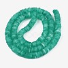 Handmade Polymer Clay Beads Strands CLAY-R089-6mm-166-2