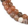 Natural Multi-Moonstone Beads Strands G-J157-8mm-06-6