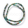 Natural African Turquoise(Jasper) Beads Strands TURQ-G037-4mm-2