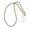 3.5MM Round Nylon Cotton Cord Necklace Making NJEW-C106-03RG-2