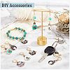 12Pcs 6 Colors Alloy Enamel Cat Charm Locking Stitch Markers HJEW-PH01531-6