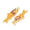 Brass Enamel Pendants KK-CBA3297-05A-G02-2