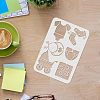 PET Hollow out Drawing Painting Stencils Sets for Kids Teen Boys Girls DIY-WH0172-443-3