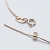 925 Sterling Silver Chain Necklaces STER-F039-15RG-2