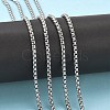 Tarnish Resistant 304 Stainless Steel Box Chains CHS-K001-37A-2
