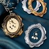 4Pcs 4 Colors Oval Retro Resin Photo Frames AJEW-FG0001-48-5