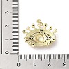 Brass Micro Pave Cubic Zirconia Pendants KK-E092-09G-02-3