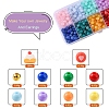 470Pcs Opaque Acrylic Beads MACR-YW0001-94-2