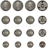 40Pcs 3-Hole Brass Buttons BUTT-CY0001-18B-6