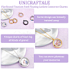 5Pcs 5 Colors 304 Stainless Steel Locket Pendants STAS-UN0045-54-5