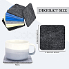 Square Wool Felt Cup Mat DIY-WH0308-14-2