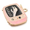 Alloy Enamel Pendants ENAM-Q508-03F-2