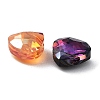 Electroplate Triangle Glass Beads EGLA-A036-01-2