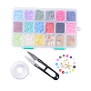15 Colors Handmade Polymer Clay Beads DIY-JP0005-47-6mm-3