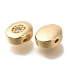 Brass Micro Pave Cubic Zirconia KK-Q001-05G-02-2