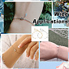 12Pcs 2 Colors 304 Stainless Steel Bar Link Chain Bracelet Making AJEW-MA00003-5