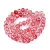 Transparent Glass Beads Strands GLAA-T023-8mm-A13-2