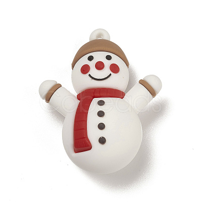 PVC Plastic Christmas Style Big Pendants PVC-O001-02F-1