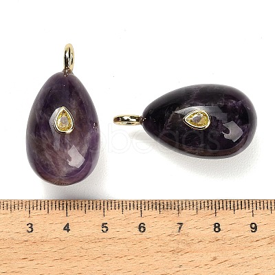 Natural Amethyst Pendants GG-CBA4625-02G-05-1