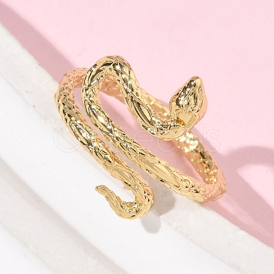 Brass Cuff Rings RJEW-Z101-03G-1