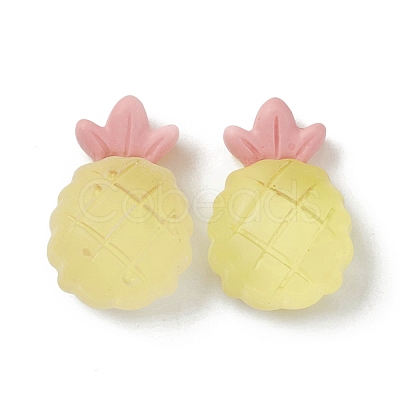 Transparent Resin Decoden Cabochons RESI-F024-02-1