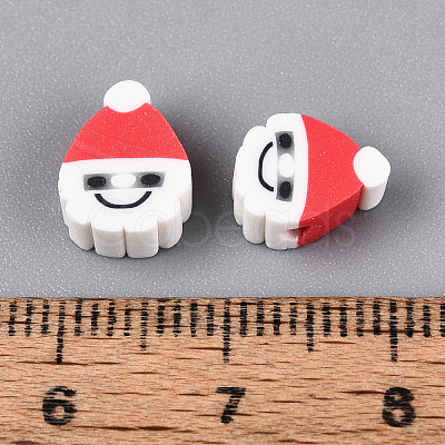 Christmas Theme Handmade Polymer Clay Beads LS-X-CLAY-S091-75-1