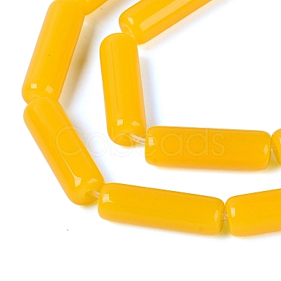 Imitation Jade Glass Beads Strands GLAA-N070-01A-B03-1