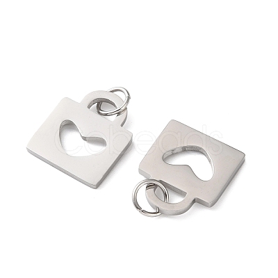 304 Stainless Steel Pendants STAS-E530-01P-1