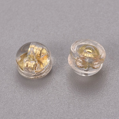 Brass & Plastic Ear Nuts KK-I664-04G-1