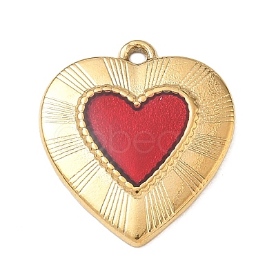 304 Stainless Steel Enamel Pendants SA-CBA4CA5-04G-1