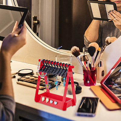 Acrylic Earring Display Stands EDIS-PH0001-46-1