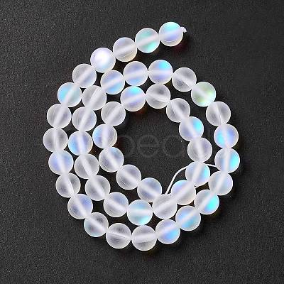 Synthetic Moonstone Beads Strands G-E573-01B-08-1