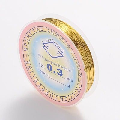 Copper Jewelry Wire LS-CWIR-CW0.3mm-07-1
